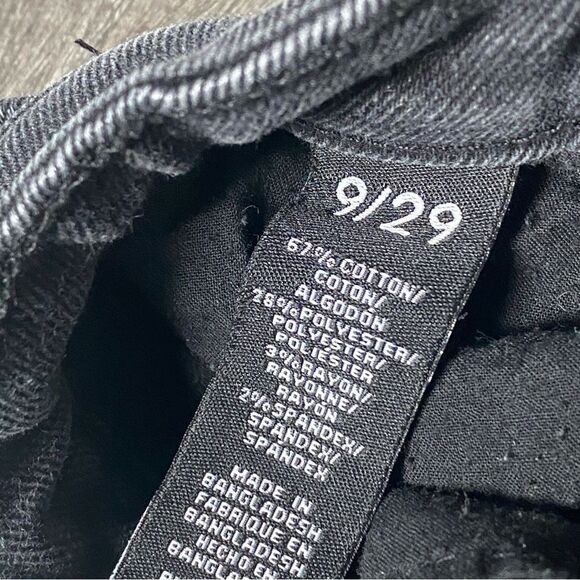 Kendall & Kylie The Drifter High Rise Shorts Black 29 - Picture 6 of 10